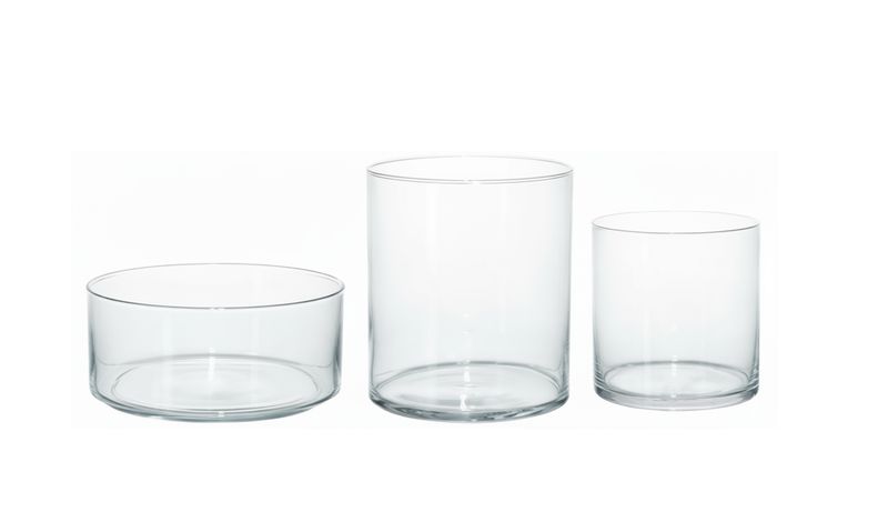 Vaso Cilindrico in Vetro