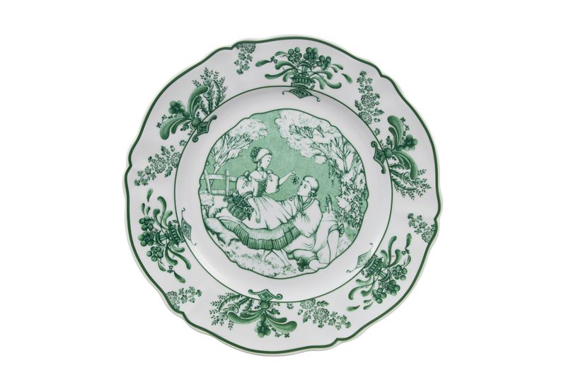 Sottopiatto Modello Mon amour verde cm. 32,5 (26 x cassa)