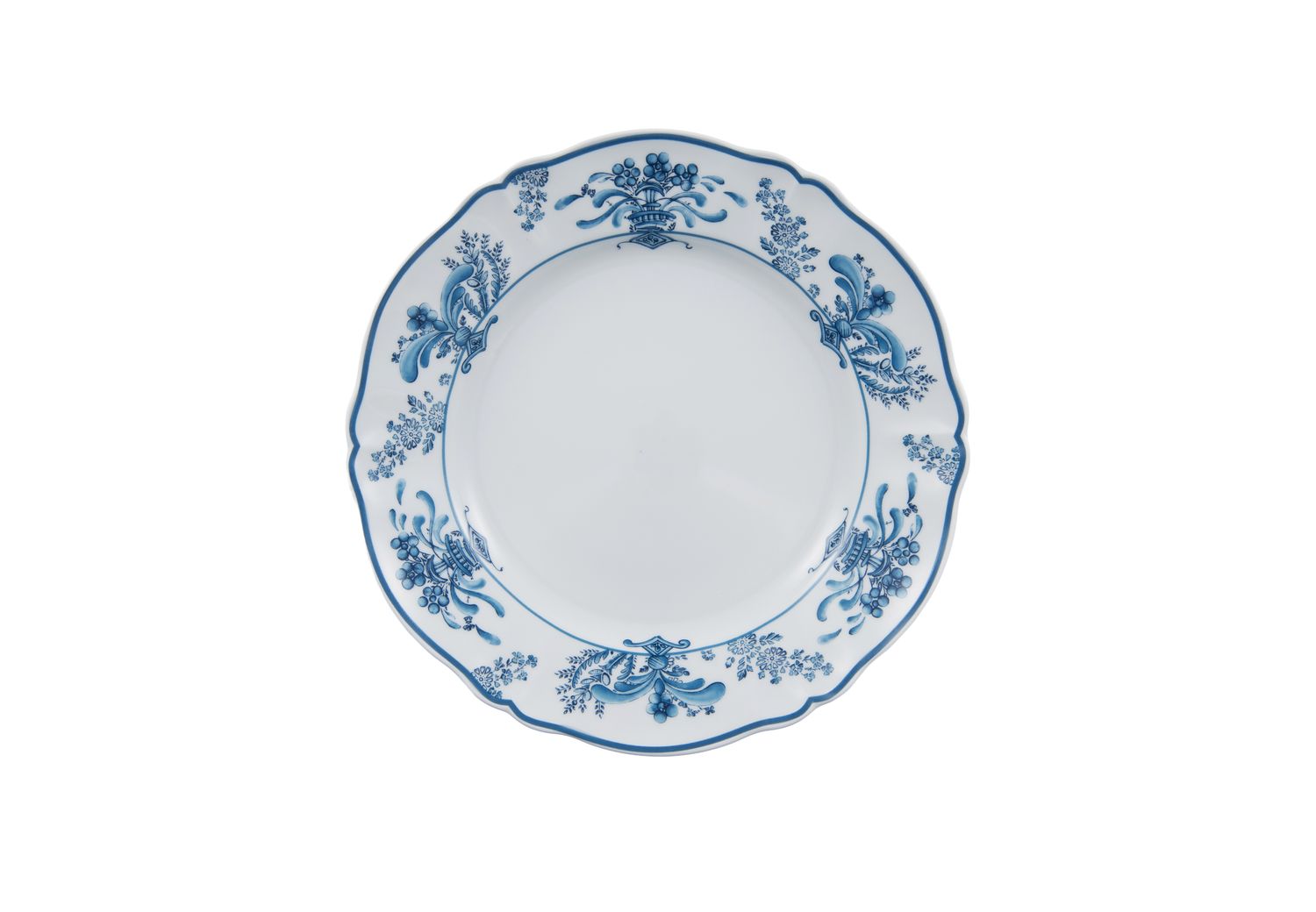 Piatto Piano Mod. Mon Amour Blu dm26.5 cm (26 per cassa)