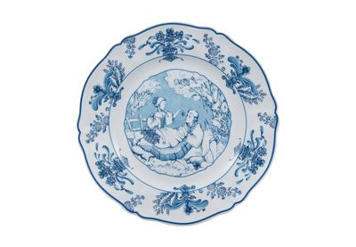 Place Mat Mod. Mon Amour Blu dm32.5 cm(26 per cassa)