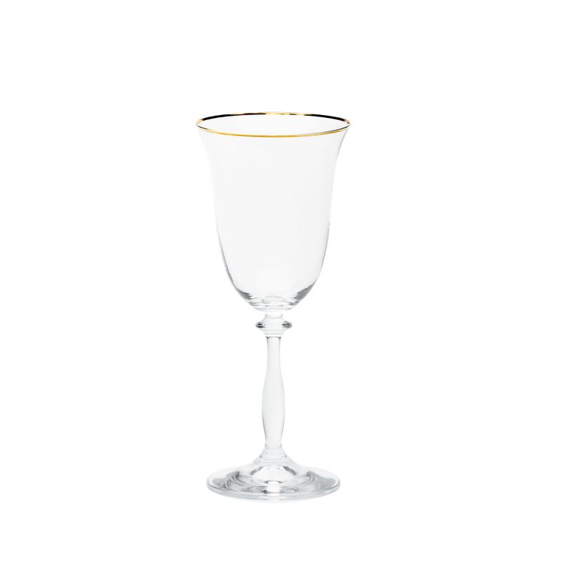 Calice Vino Bianco Mod. Angel filo oro 25 cl (25 per cassa)