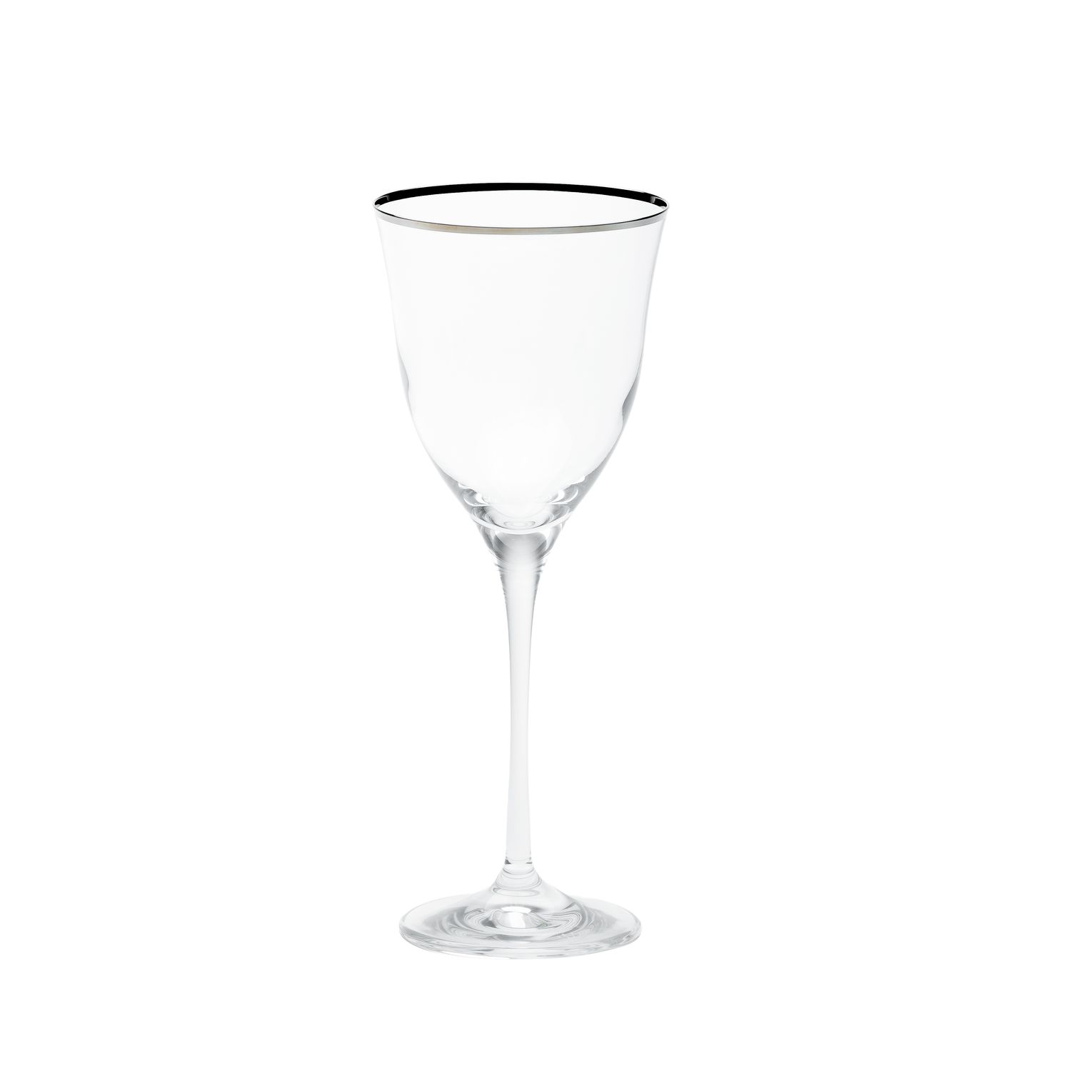 Calice Vino Bianco Mod. Sabina Filo Platino 24 cl