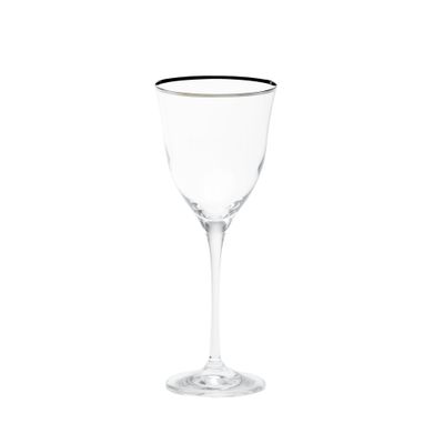 Calice Vino Bianco Mod. Sabina Filo Platino 24 cl Calice Vino Bianco Mod. Sabina Filo Platino 24 cl