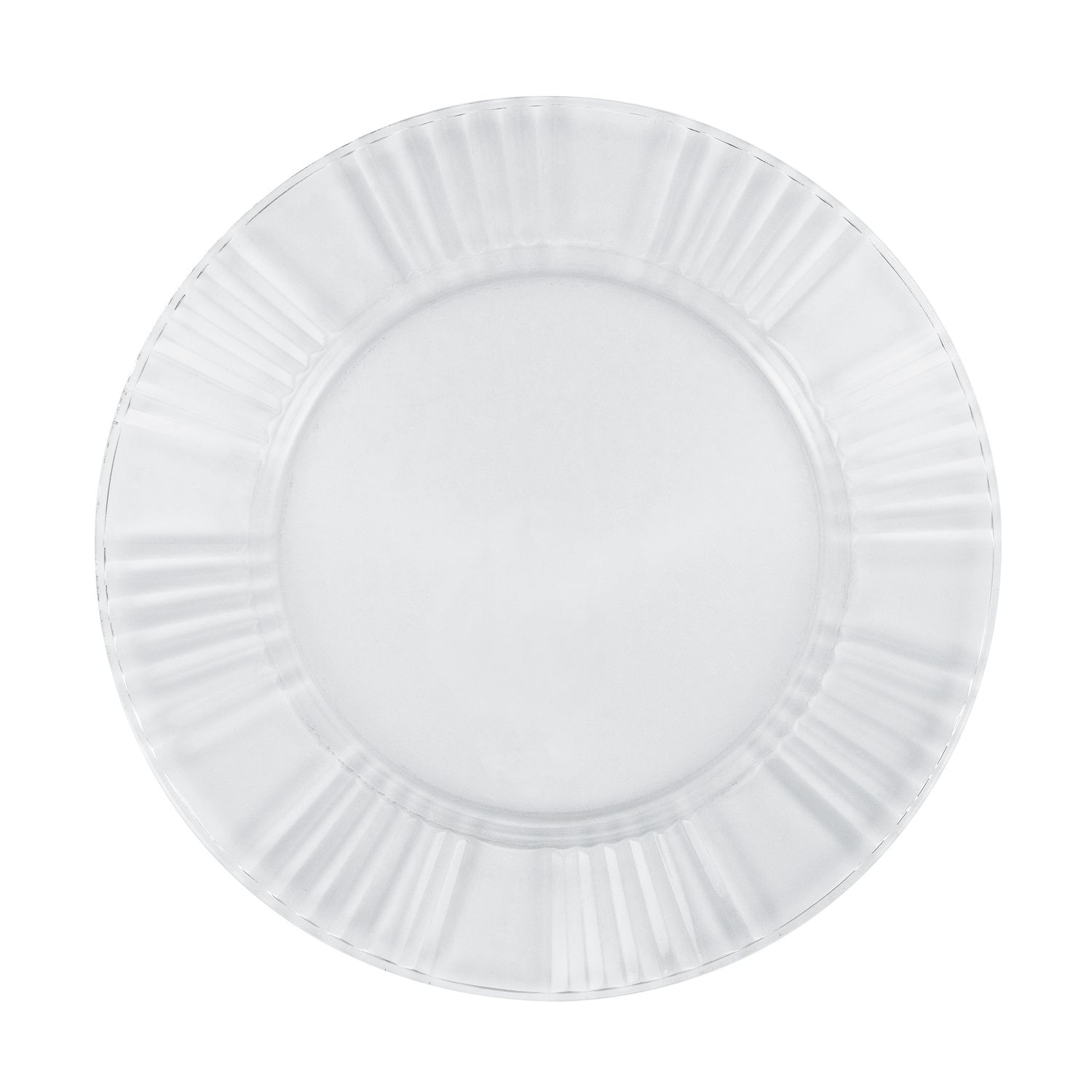 Sottopiatto Mod. Vetro Doppio Rigato dm32 cm (26 per cassa) Sottopiatto Mod. Vetro Doppio Rigato dm32 cm (26 per cassa)