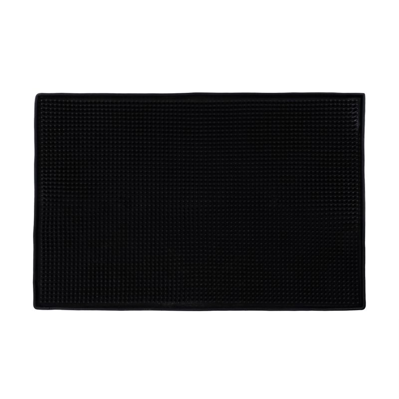 Tappetino in gomma Pvc nero 45x30 cm