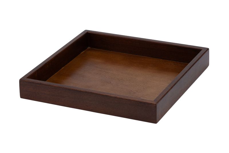 Vassoio Quadrato Legno 35x35 cm