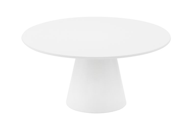 Alzata Ceramica Bianca Rotonda un piano dm20.5 cm