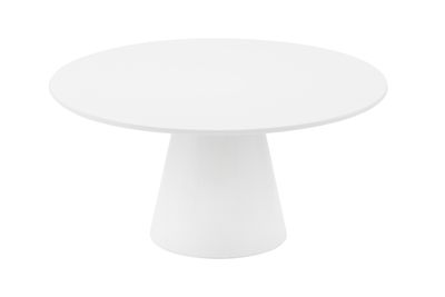 Alzata Ceramica Bianca Rotonda un piano dm20.5 cm