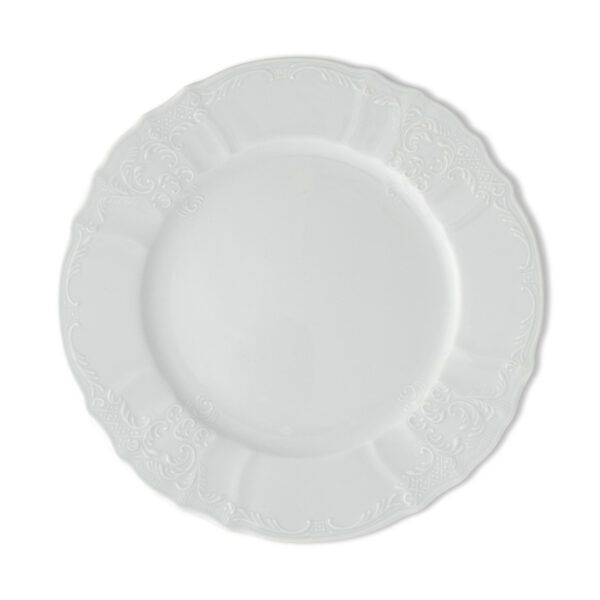 Piatto Piano Mod. Bernadotte Fiorato dm27 cm (25 per cassa)