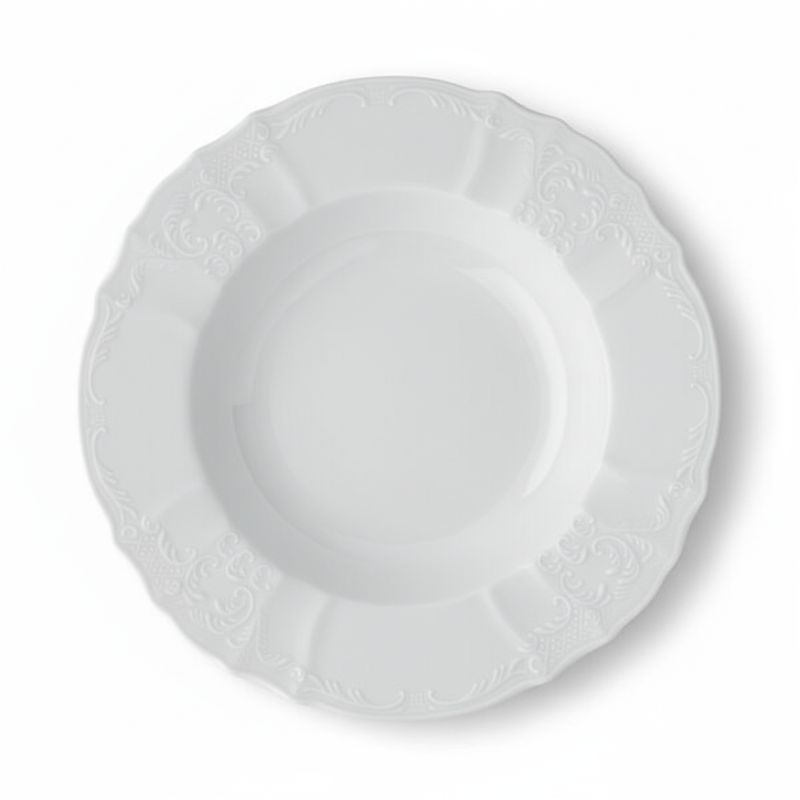 Piatto fondo fiorato cm 23 cm (35 x cassa)