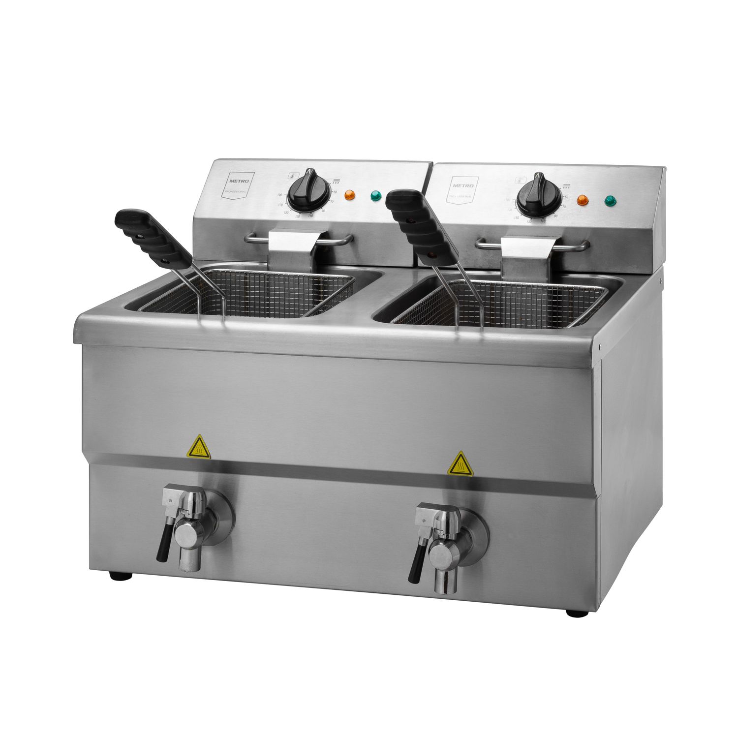 Friggitrice Elettrica 2 vasche - 12 Lt. Ognuna