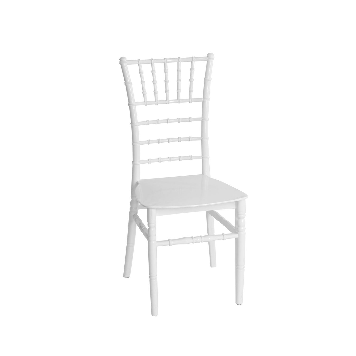 Sedia Mod. Chiavarina Bianca Policarbonato