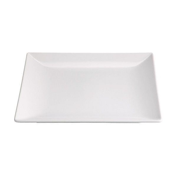White Porcelain Serving Plate 28,5x28,5 cm