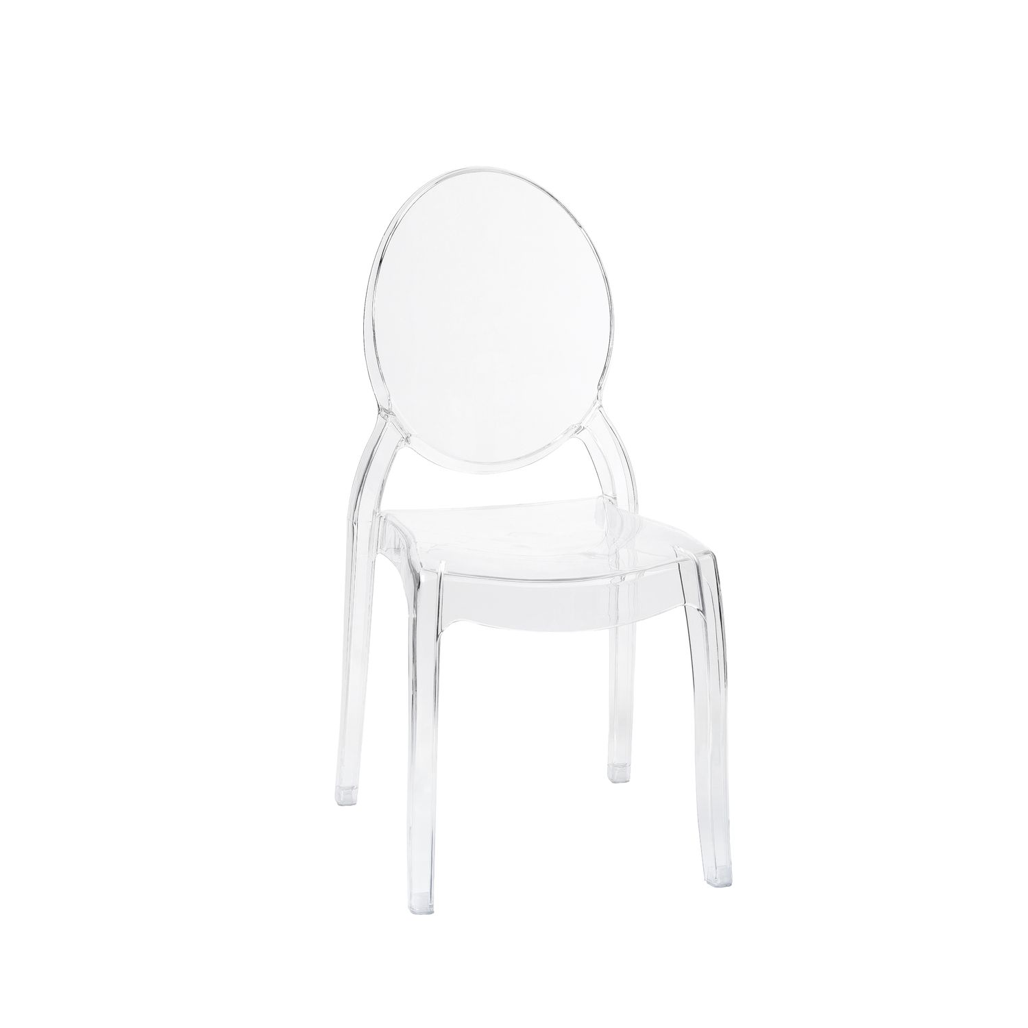 Igloo Transparent Chair Model B – Oval Back