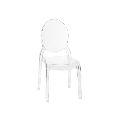 Sedia Igloo trasparente Mod. B schienale ovale