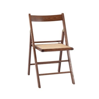 Walnut Folding Wooden Chair