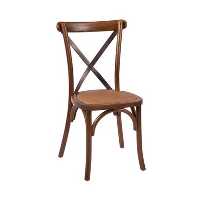 Sedia Mod. Cross Legno Noce Sedia Mod. Cross Legno Noce