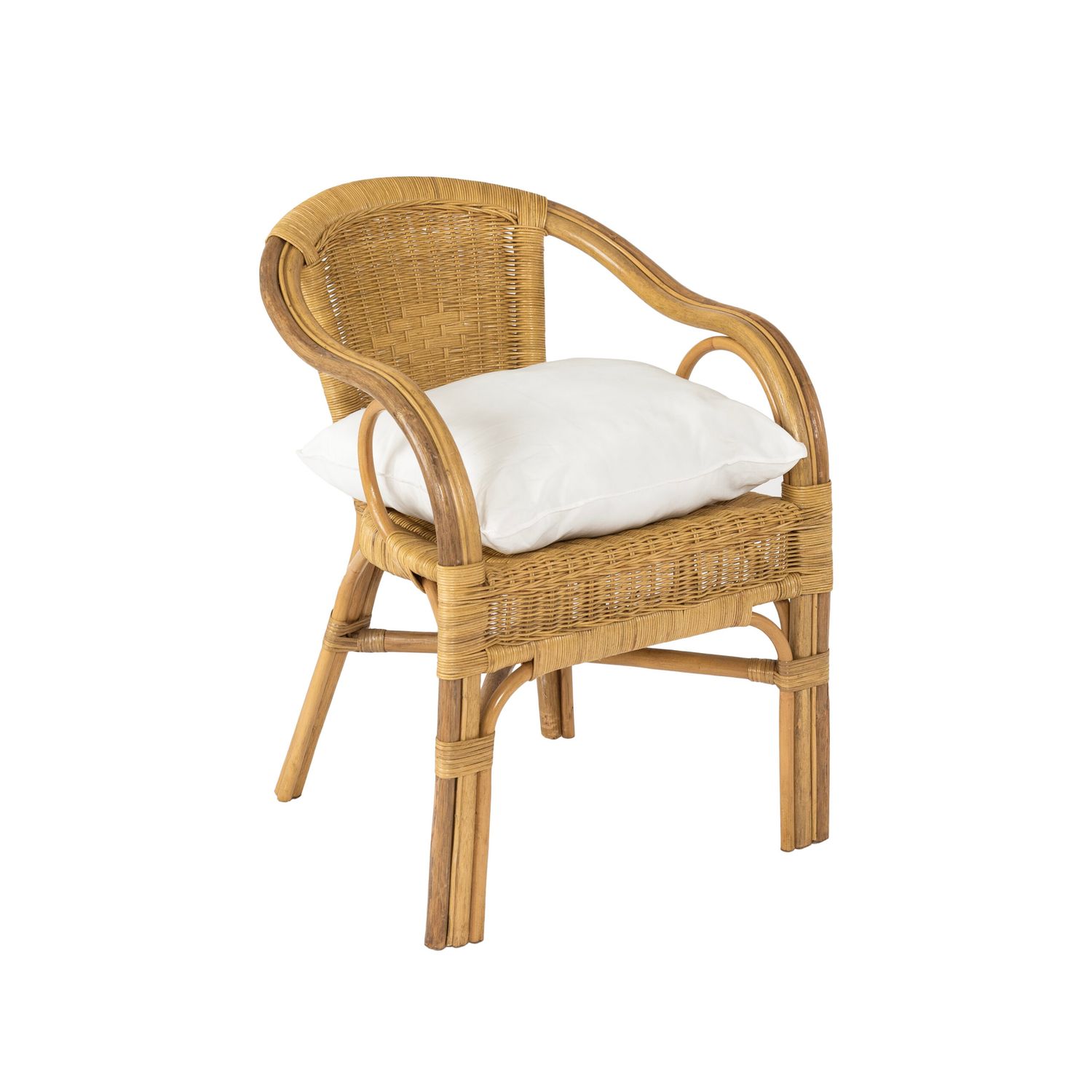Fanny Wicker Armchair