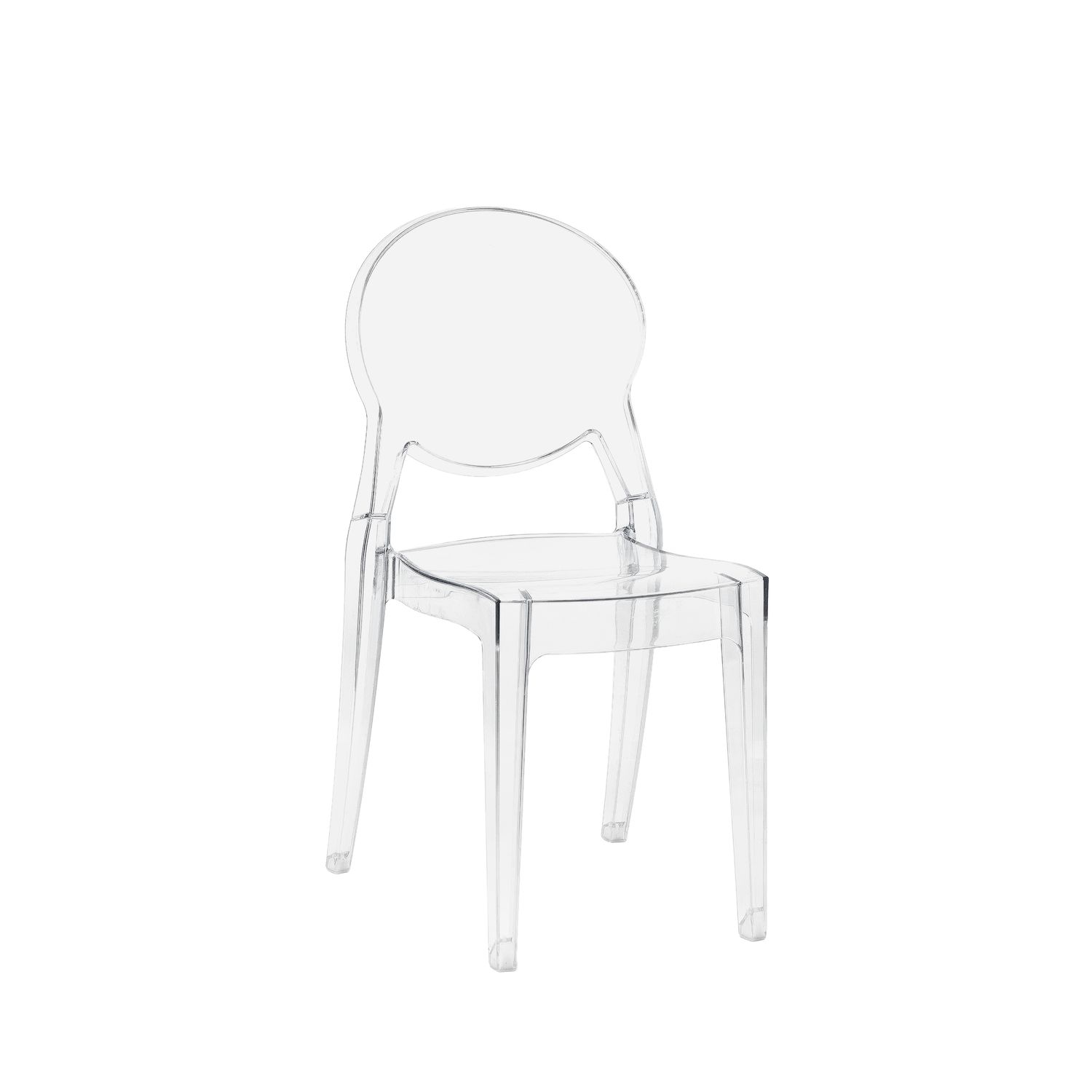 Igloo Transparent Chair Type A – Round Back