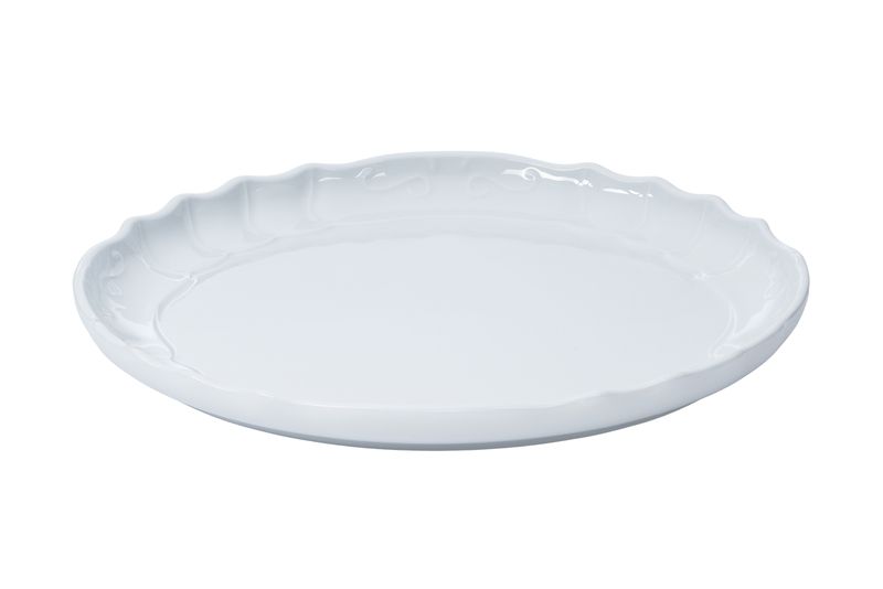 Vassoio Rotondo Pesce Mod. Barocco dm49xh4 cm