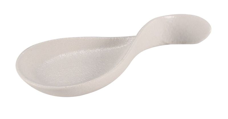 Rupis piattino lacrima finger food colore bianco 10x5 h 1.5 cm