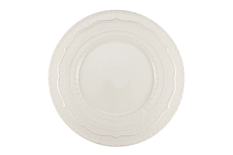 Sottopiatto Mod. Aurora Avorio dm33 cm