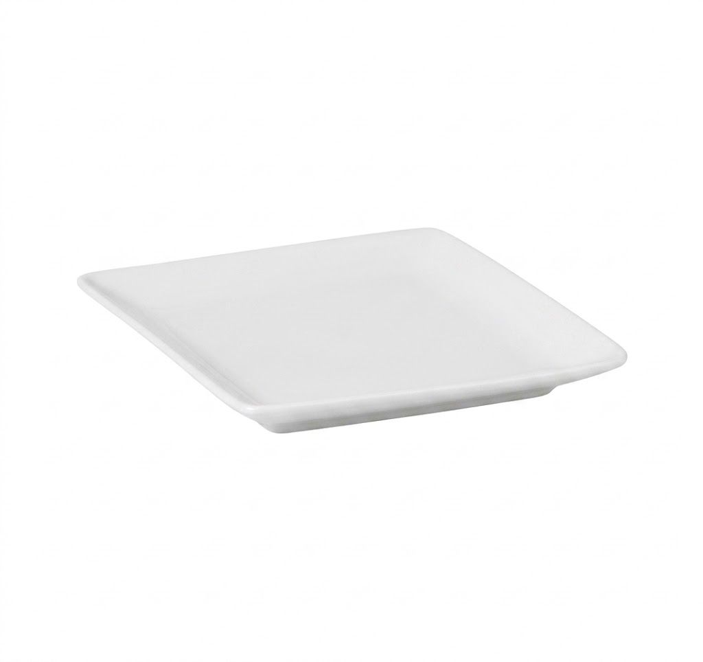 Piattino finger quadrato 10x10 cm Piattino finger quadrato 10x10 cm