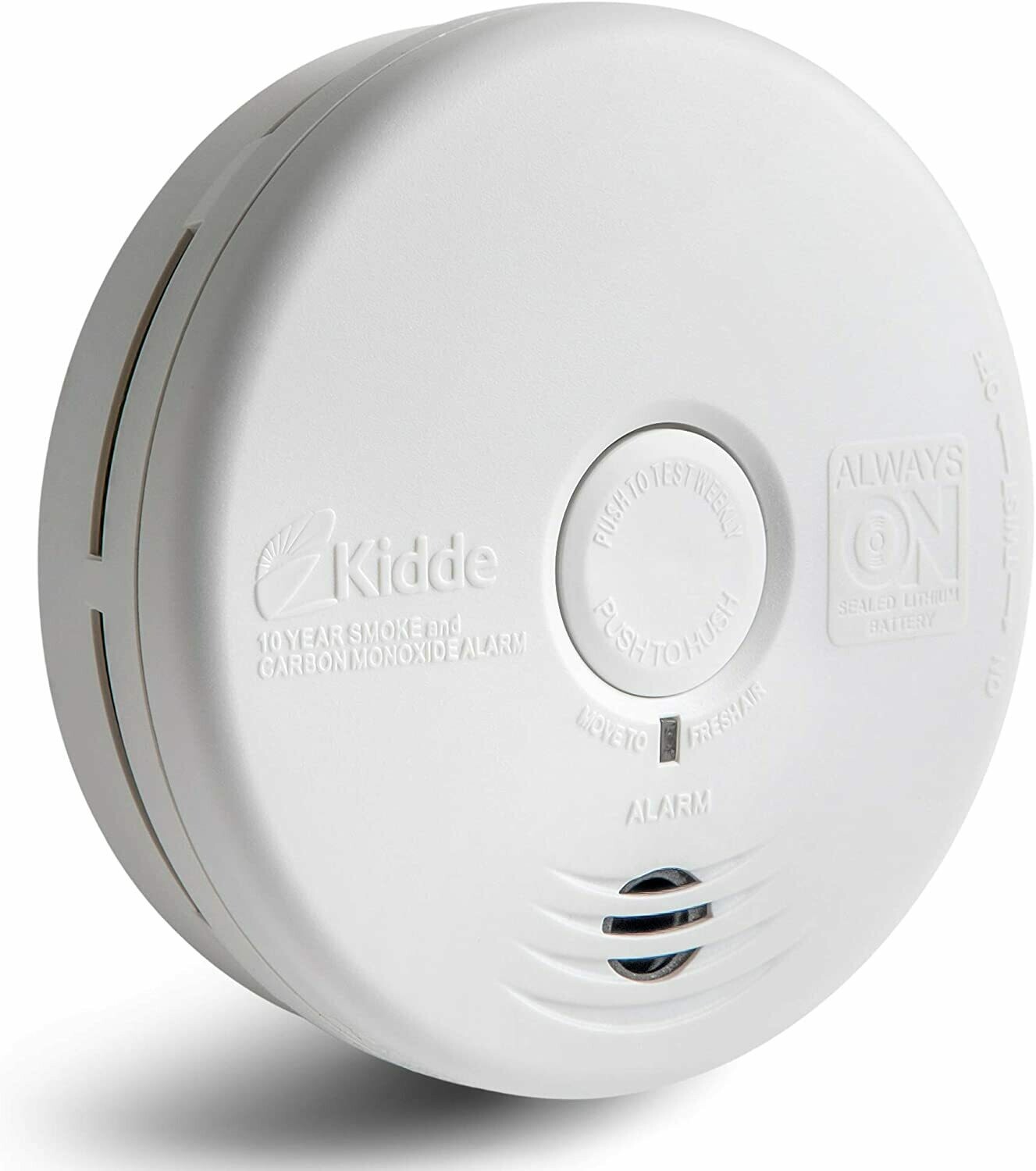 Kidde 21010170 10 Year Smoke and Carbon Monoxide Alarm Detector | Photoelectric | Kitchen