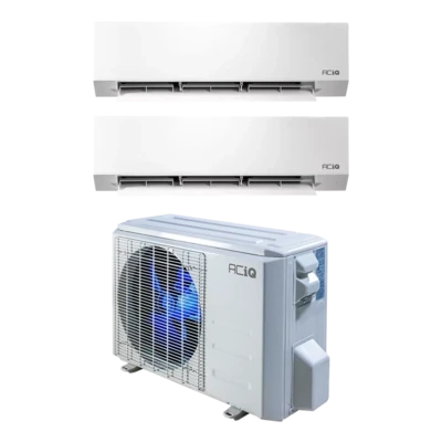 ACiQ Intelliheat Multi-Zone – 21.5 SEER – 18,000 BTU Wall Mounted Mini Split System w/ Wi-Fi   ( Contact Us for Shipping Quote)