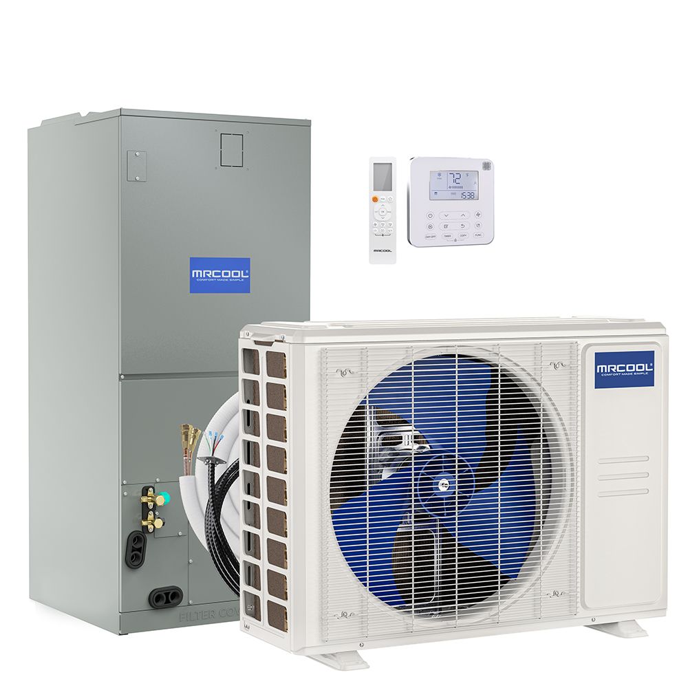 MrCool 36000 BTU Central Ducted Hyper Heat System with Thermostat and Remote (10 year Compressor, Air Handler, and Labor Warranty ( After first 90 Days).