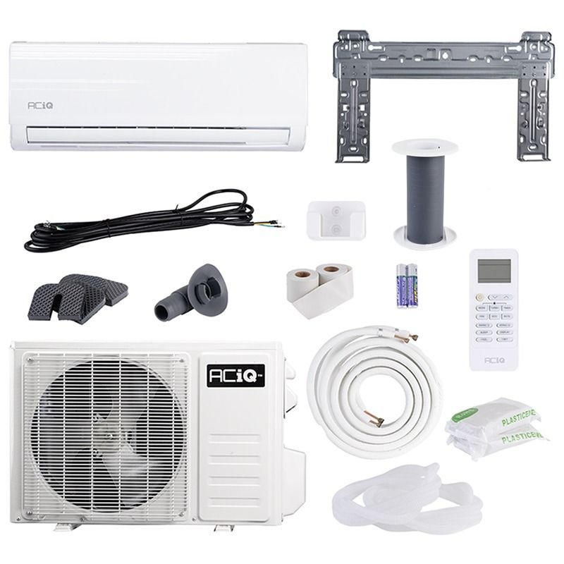ACIQ 12,000 BTU 19 SEER2 ACiQ Essentials Single Zone Wall Mounted Mini Split System w/ WiFi - 230V -R410A