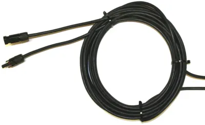 10 Gauge (AWG) Solar Panel Extension Cable Wire with Solar Connectors