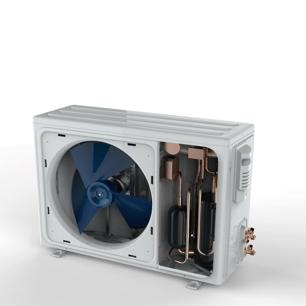 AUX 12000 BTU Ductless Air Conditioner Heat Pump J-Smart MINI Split 1 TON 110V 17 SEER Condenser only-Refurbished