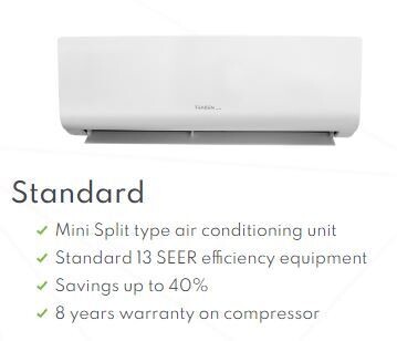 Traiden 12000 BTU 110 Volt  Standard Compressor System ( Bulk Orders Only- Minimum Order of 10)