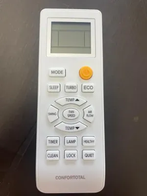 Confortotal Remote Control  (Model C) Wireless Model: YH/XH-02