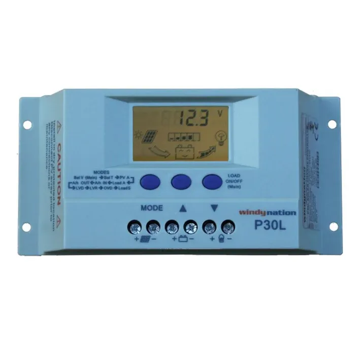 P30L LCD 30A Solar Panel Regulator Charge Controller