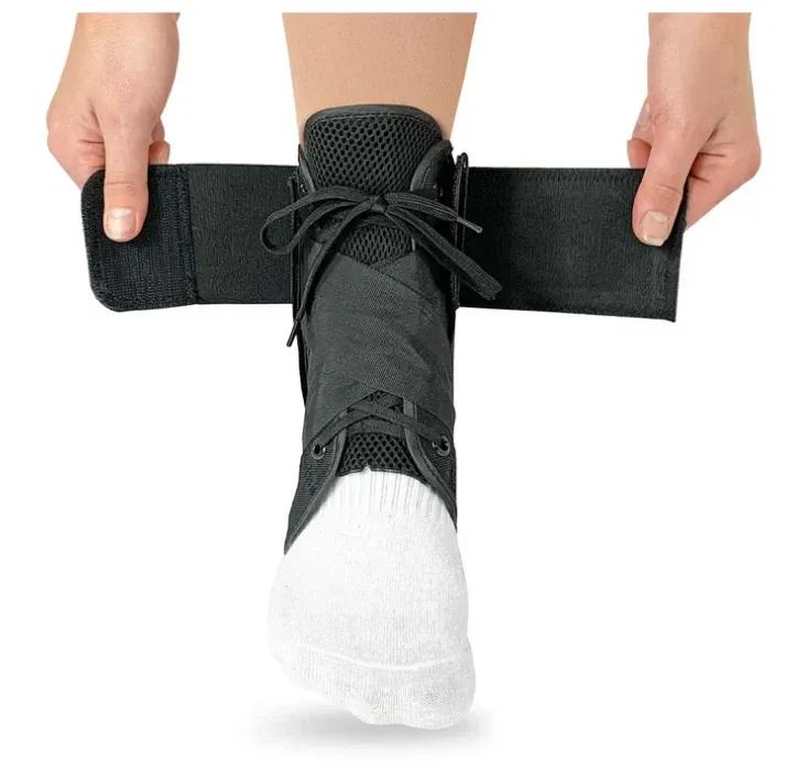 Athletics Sports Ankle Support Brace Adjustable Laces Stabilizer Support 3 Sizes