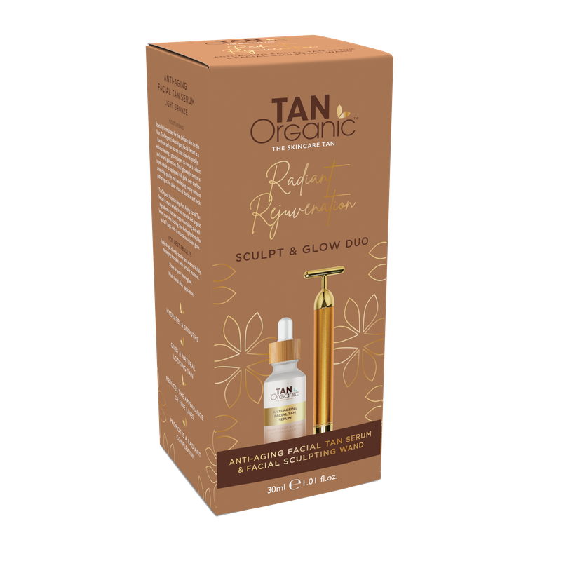 Anti-Ageing Facial Tan Serum 30ml + FREE Facial Sculpting Wand