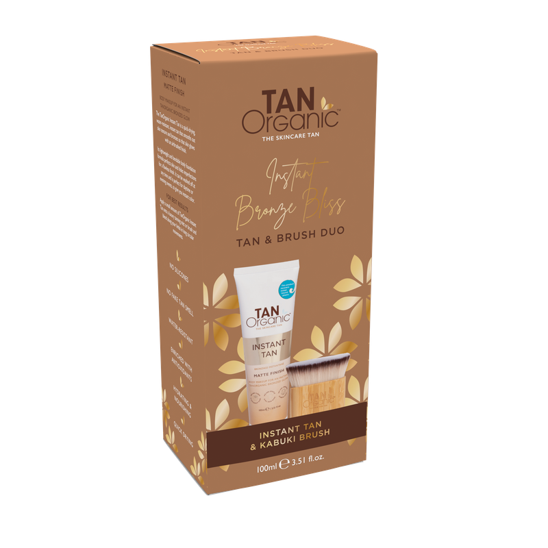 Instant Tan 100ml Matte + FREE Bamboo Kabuki Body Brush