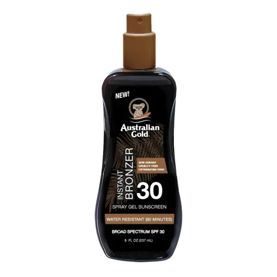 SPF 30 SPRAY GEL WITH BRONZER