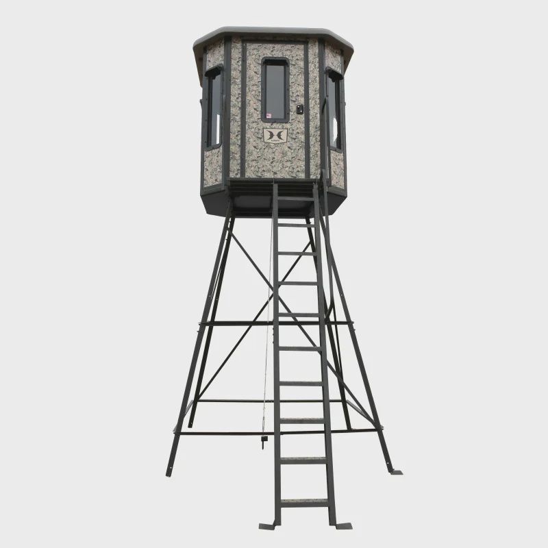 Hawk Office Blind (6’x6’ Round) With 10’ Elite Tower