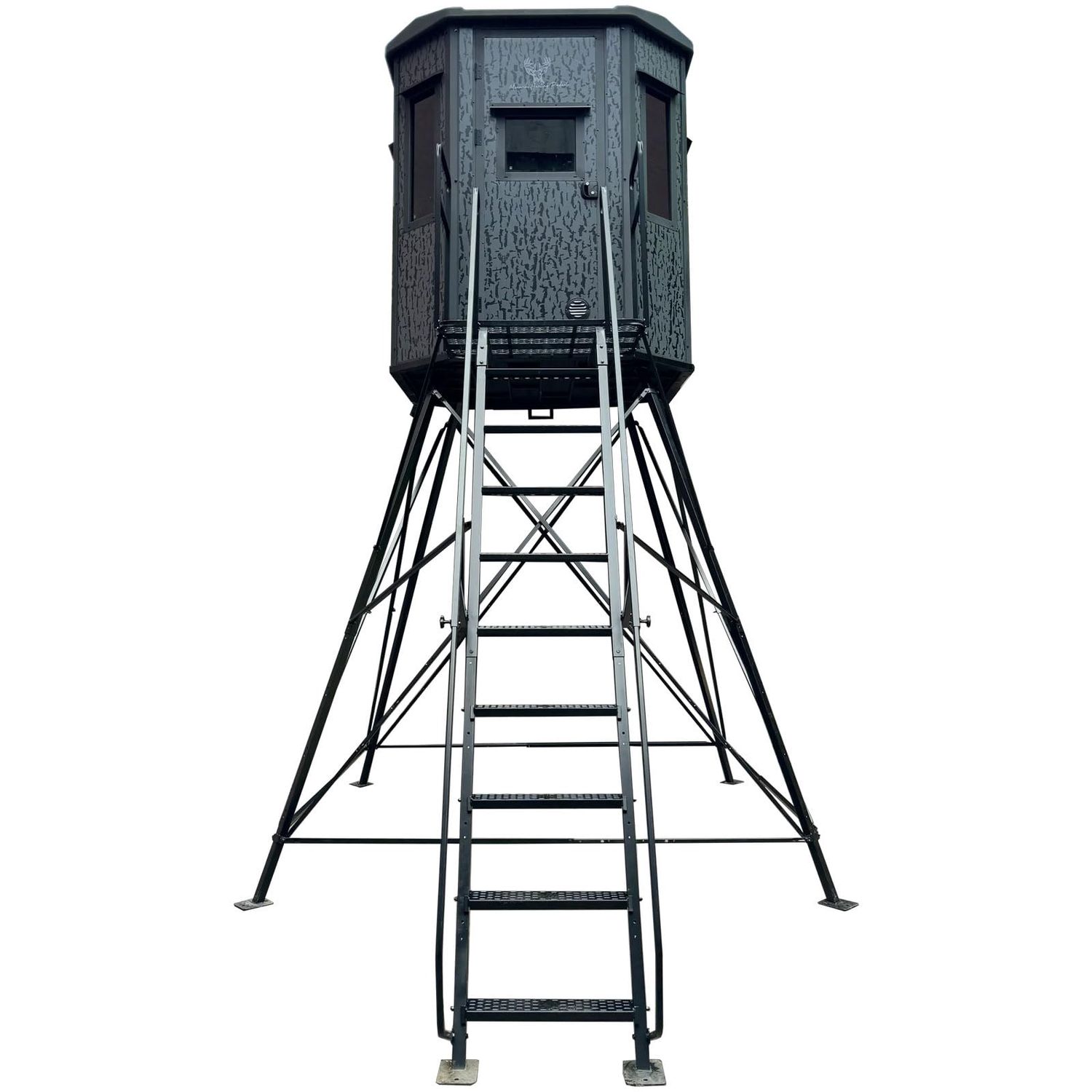 Monarch Hunting Blind (6’x6’) with Adjustable tower 6’-10’