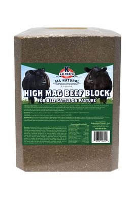 Kalmbach Hi Mag Beef Cattle Mineral Block