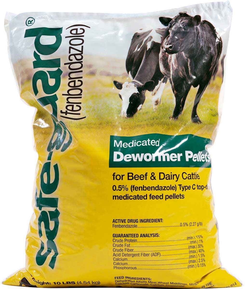 Safe guard Cattle Dewormer Pellets 50 lb