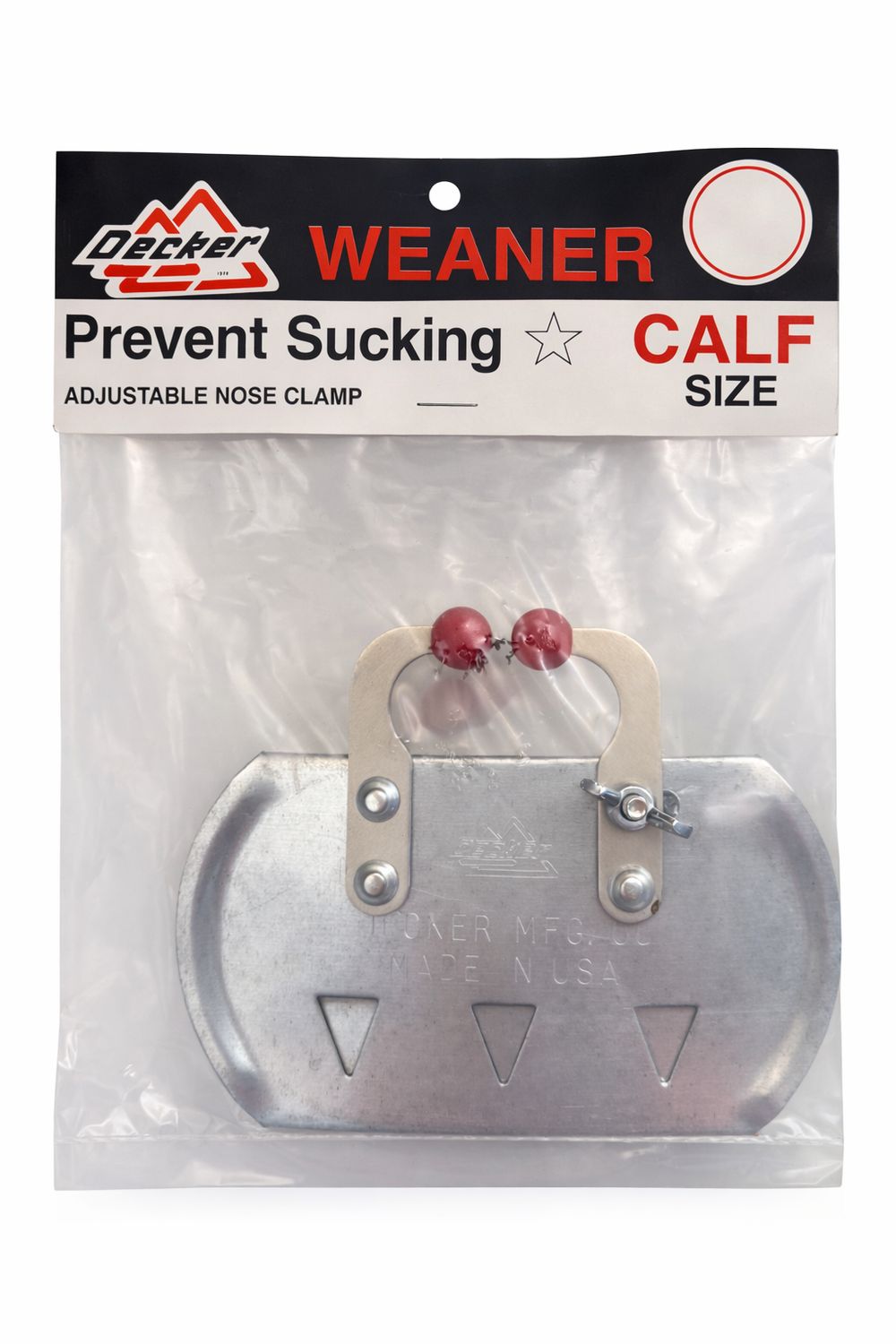 Decker Weaner Prevents Sucking - Calf