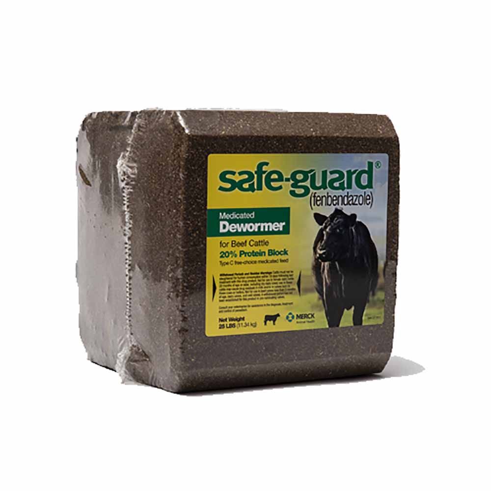Safe Guard Dewormer Block 25 lb Block Safeguard