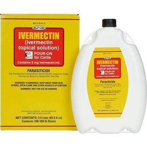 Durvet Ivermectin Pour On, Size: 2.5 Liter