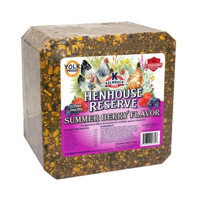 Kalmbach Henhouse Reserve Block Summer Berry Flavored Treat Block for Chickens