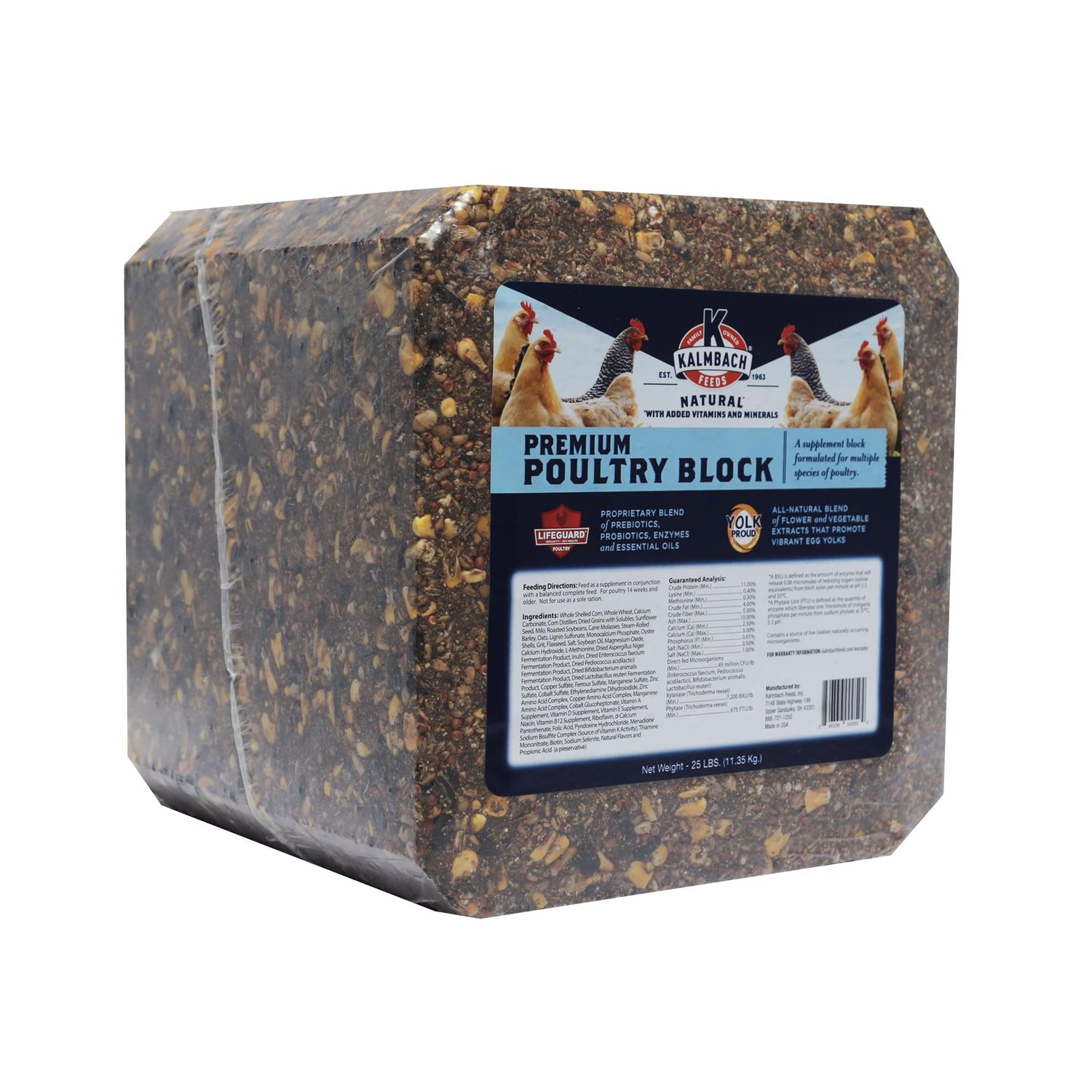 Kalmbach Premium All Natural Poultry Block Supplement Treat