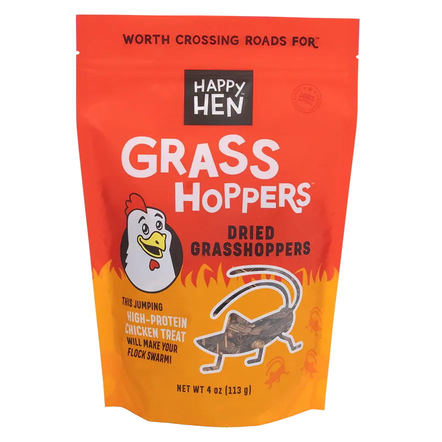 Happy Hen Treats Grass Hoppers 4oz